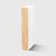 A rectangle timber moulding in Primed FJ Pine 110 x 18m