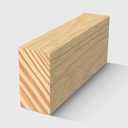 A rectangle timber moulding in Clear Pine 20 x 12mm
