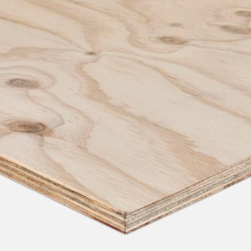 CUSTOMply Non-Structural plywood panel, 19mm thick, 2400 x 1200mm sheet, 7-ply
