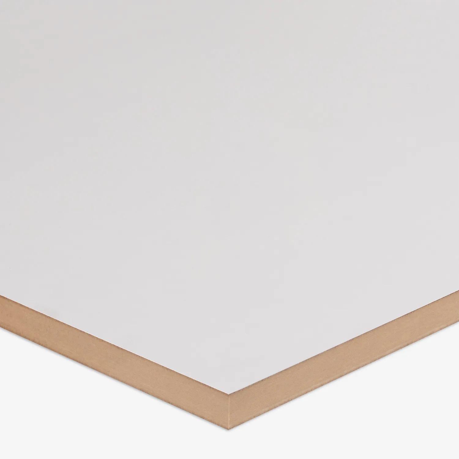 An MDF panel 18mm White