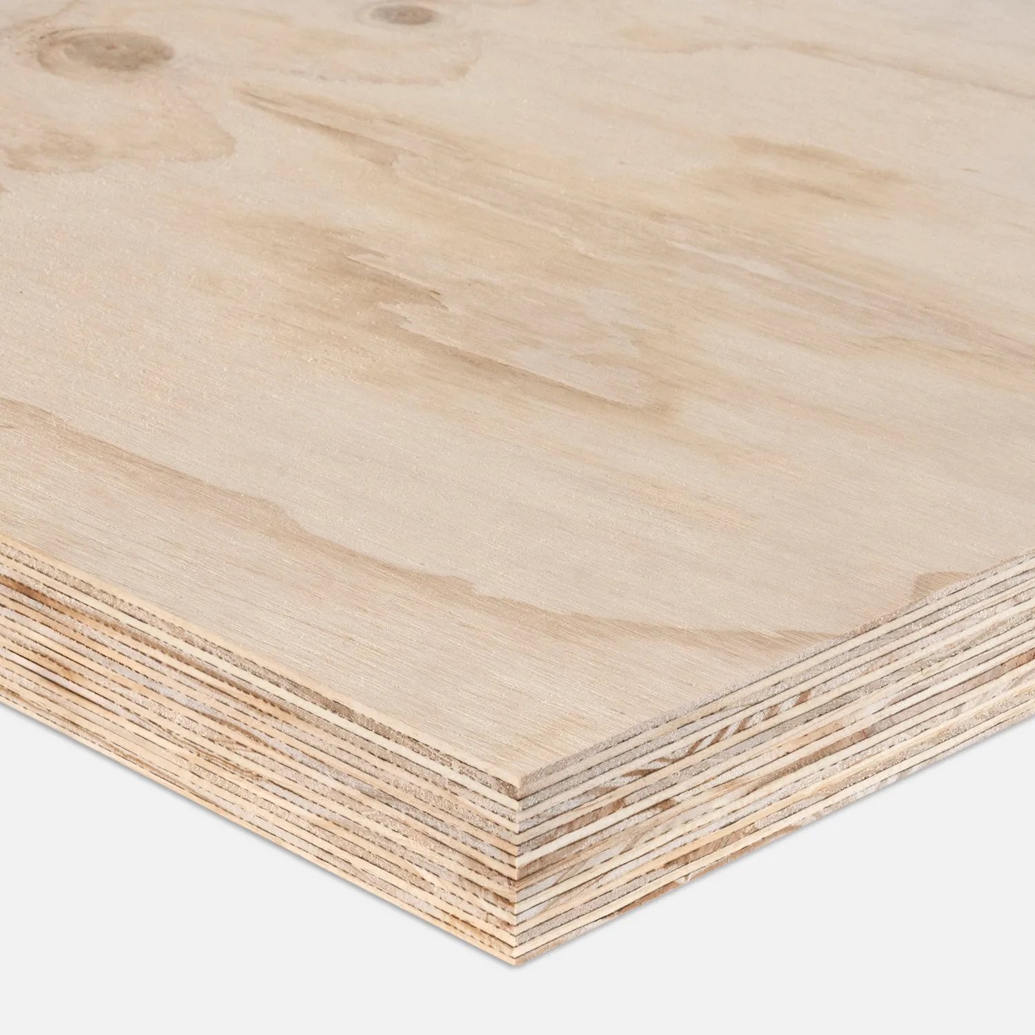 Wood paneling in a stack
