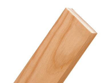 Close-up of a General Purpose timber board angled against a white background