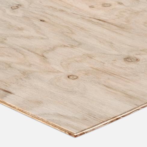 CUSTOMply Non-Structural plywood panel, 7mm thick, 2400 x 1200mm sheet, 3-ply