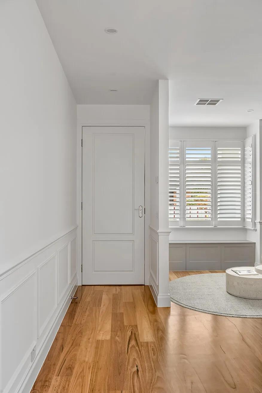 An empty room inside a house