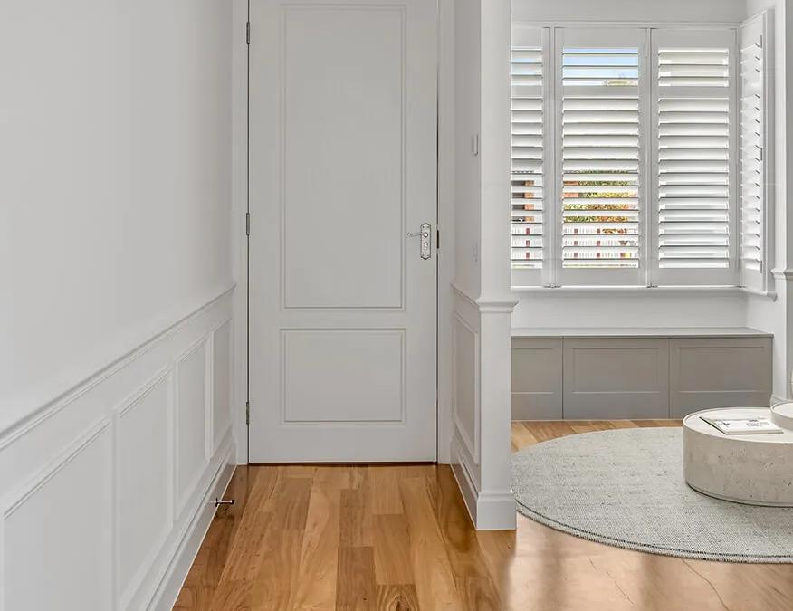 An empty room inside a house