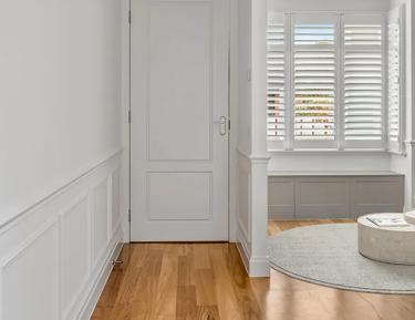 An empty room inside a house