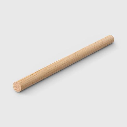 A cylindrical timber dowel in Eucalyptus Grandis 6mm